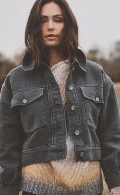 Luxzuz Jakke - Tara - Charcoal