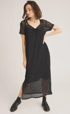 Luxzuz Kjole - Aimala - Black