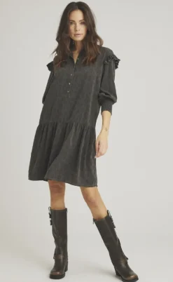 Luxzuz Kjole - Bertariana - Charcoal