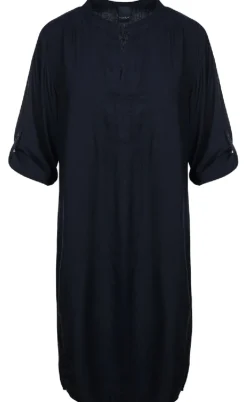 Luxzuz Kjole - Josia - Navy Blue