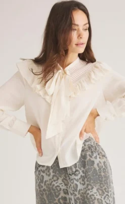 Luxzuz Skjorte - Aishah - Buttercream