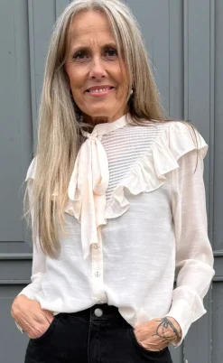 Luxzuz Skjorte - Aishah - Buttercream