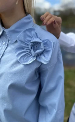 Luxzuz Skjorte - Gerflow - Brunnera Blue