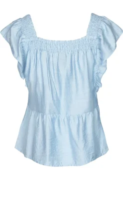 Luxzuz Top - Rufusine - Chambray Blue