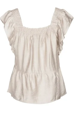 Luxzuz Top - Rufusine - Sandshell