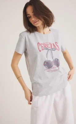 Luxzuz T-shirt - Cerez - Light Grey Melange