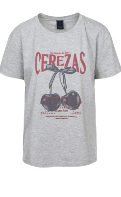 Luxzuz T-shirt - Cerez - Light Grey Melange