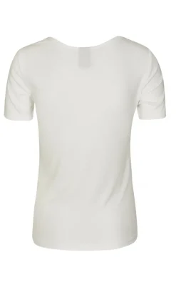 Luxzuz T-shirt - Klaudine - Cream