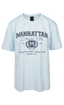 Luxzuz T-shirt - Mata - Baby Blue