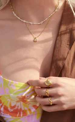 Maanesten Halskæde - Dorith - Gold Colour