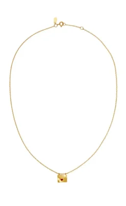 Maanesten Halskæde - With Love - Gold Colour