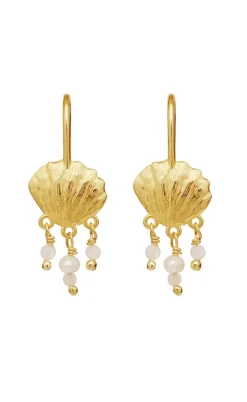 Maanesten Øreringe - Alana - Gold Colour