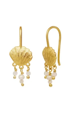 Maanesten Øreringe - Alana - Gold Colour