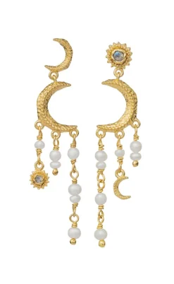 Maanesten Øreringe - Astrea - Gold Colour