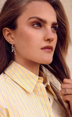 Maanesten Øreringe - Astrea - Silver Colour