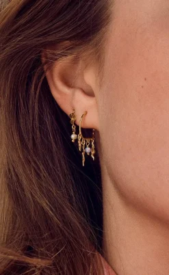 Maanesten Øreringe - Bayou - Gold Colour