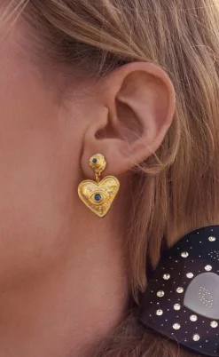 Maanesten Øreringe - Constantine - Gold Colour