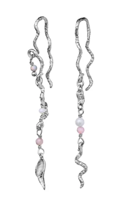 Maanesten Øreringe - Elisa - Silver Colour