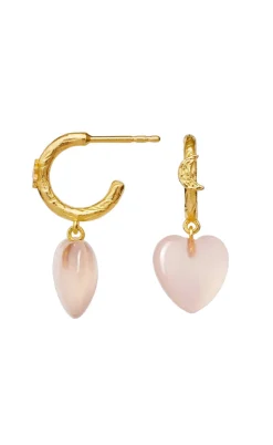 Maanesten Øreringe - Embrace - Gold Colour
