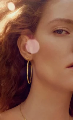 Maanesten Øreringe - Filou - Forgyldt