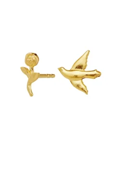 Maanesten Øreringe - Kiti - Gold Colour