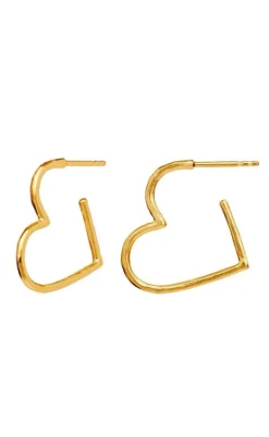 Maanesten Øreringe - Laia Midi - Forgyldt