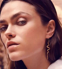 Maanesten Øreringe - Mia - Gold Colour