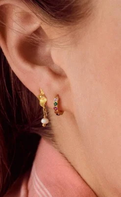 Maanesten Øreringe - Nubia - Gold Colour