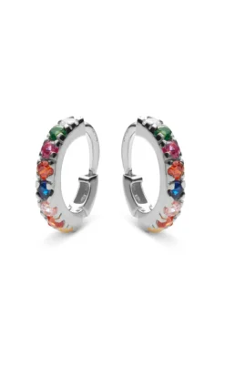 Maanesten Øreringe - Nubia - Silver Colour