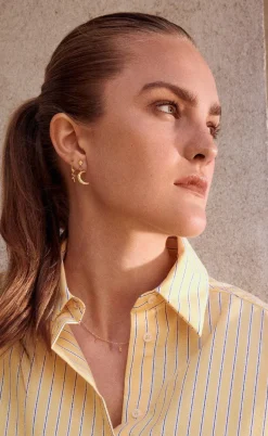 Maanesten Øreringe - Nyla - Gold Colour