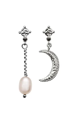 Maanesten Øreringe - Nyla - Silver Colour