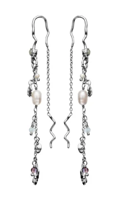 Maanesten Øreringe - Poppy - Silver Colour