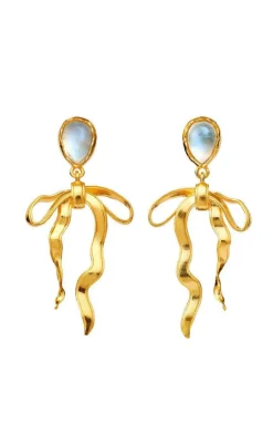 Maanesten Øreringe - Tiana - Forgyldt