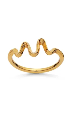 Maanesten Ring - Sonar - Gold Colour