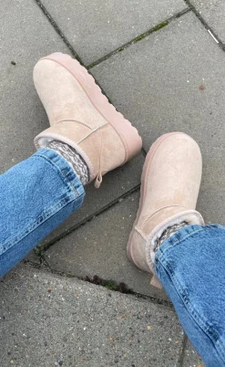 Marta Du Chateau Bamsestøvler - Nora - Beige