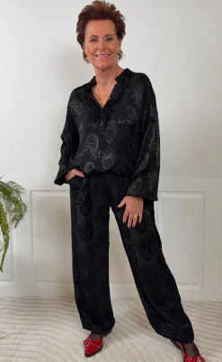 Marta Du Chateau Bluse - Charlene - Black