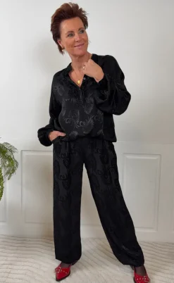 Marta Du Chateau Bluse - Charlene - Black