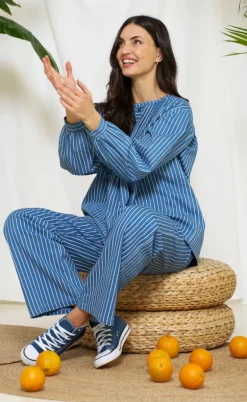 Marta Du Chateau Bluse - Eulalie - Medium Blue