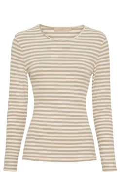 Marta Du Chateau Bluse - Josiane - Beige/Greggio