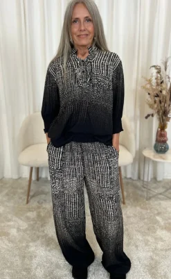 Marta Du Chateau Bukser - Grethe - Nero Faded