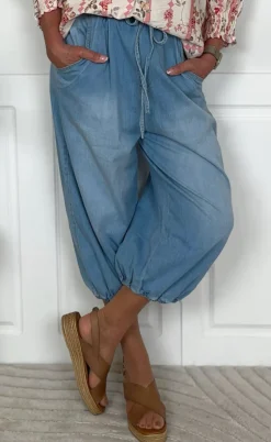 Marta Du Chateau Bukser - Olimpia - Blue