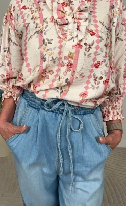 Marta Du Chateau Bukser - Olimpia - Blue