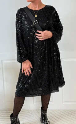 Marta Du Chateau Kjole - Beline - Black Solid