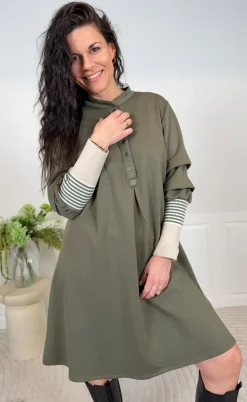 Marta Du Chateau Kjole - Cybele - Kaki