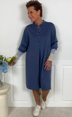 Marta Du Chateau Kjole - Cybele - Jeans Blue