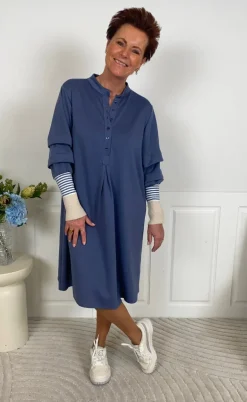 Marta Du Chateau Kjole - Cybele - Jeans Blue