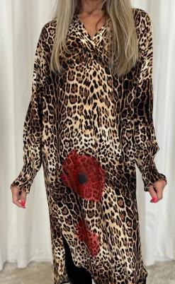 Marta Du Chateau Kjole - Eloise Dress - Moro Red Flower