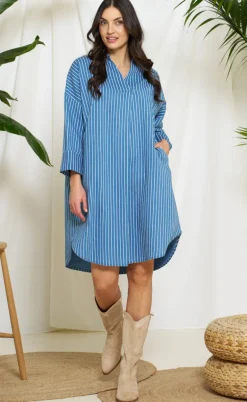 Marta Du Chateau Kjole - Eglantine - Medium Blue