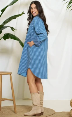 Marta Du Chateau Kjole - Eglantine - Medium Blue