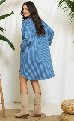 Marta Du Chateau Kjole - Eglantine - Medium Blue